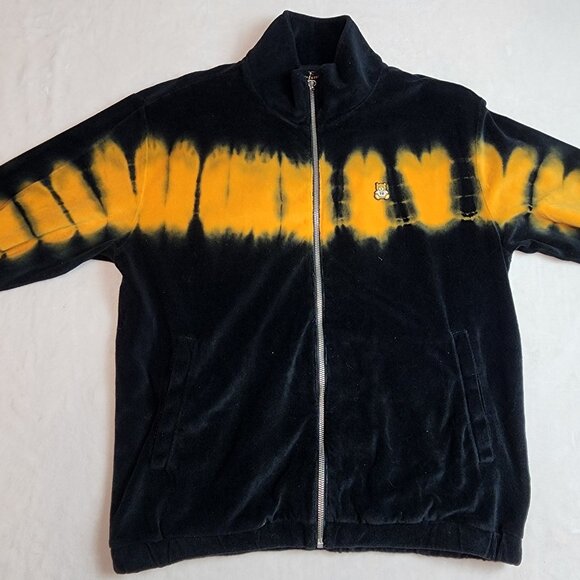 Teddyfresh Tie Dye Fleece Jacket Mens Medium - Picture 4 of 7